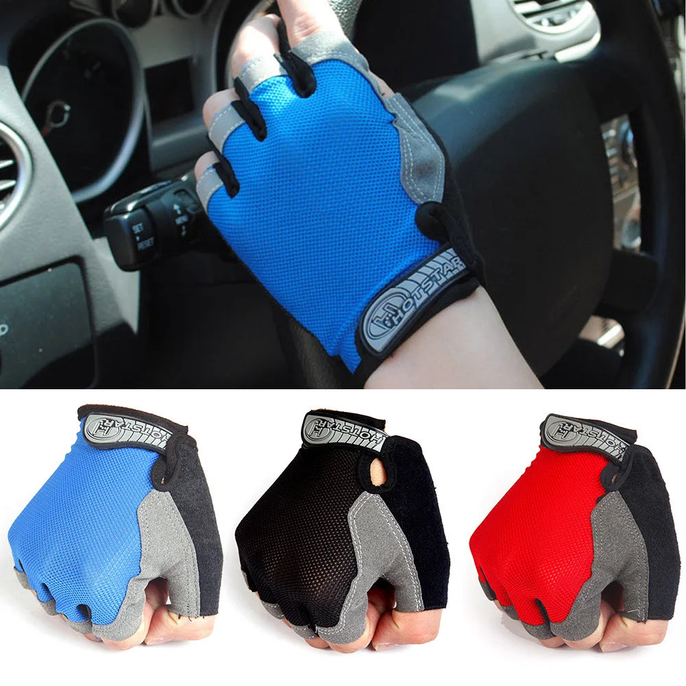 2Pcs MTB Bike Gloves Anti-Skid Sun-Proof High Temperature Resistance Outdoor Cycling Bicycletouch Screen Gloves Bicycle Gloves